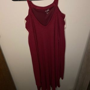 Off the shoulder sweater dress